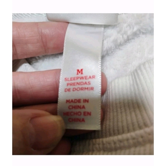 Wondershop Soft White Pajama Top - Picture 4 of 11